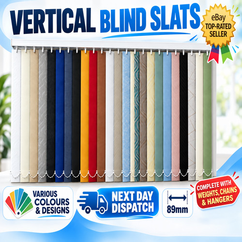 Vertical blind slats - vertical,