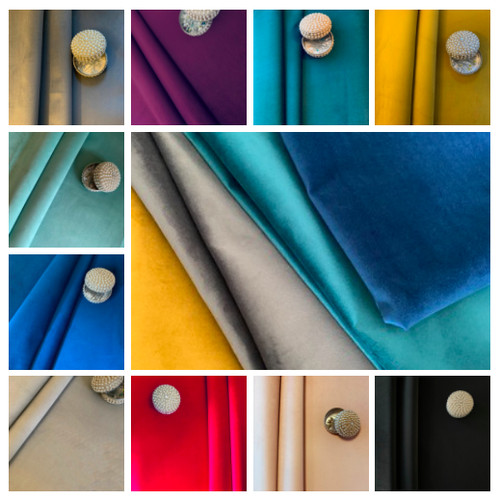 Plush velvet material - velvet,