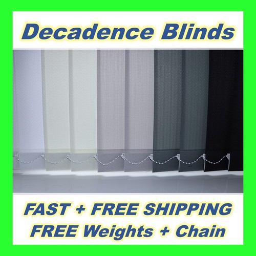 Custom made vertical blind - made,
