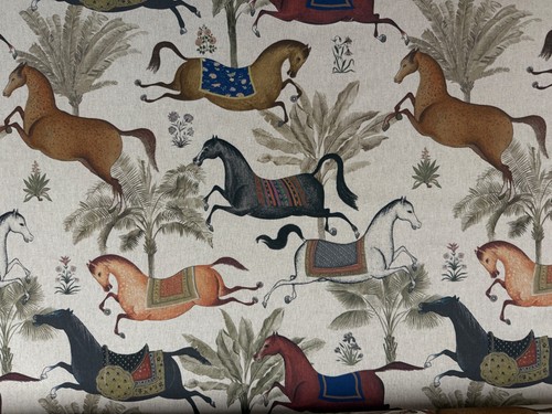 Arabian horse linen - arabian, fabric