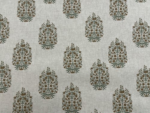 Seaspruce linen fabric olive - linen,