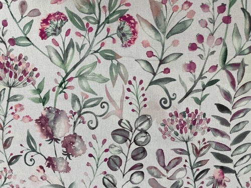 Meadow floral cotton fabric - meadow,