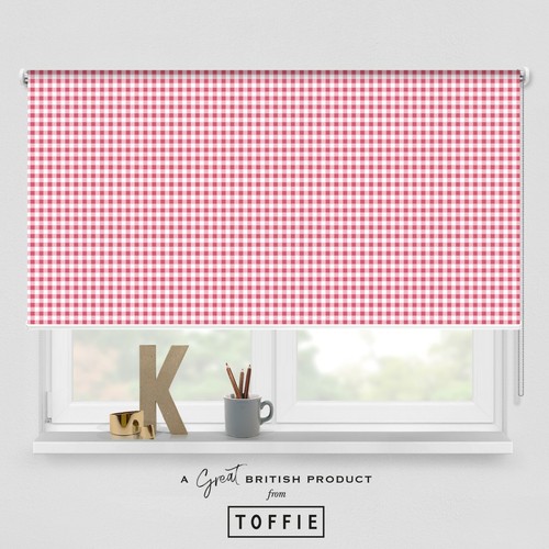 Gingham checked in candy - 73-,