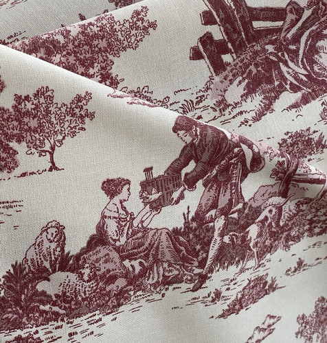 Toile jouy printed cotton - de,
