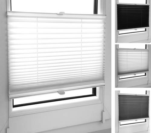 Pleated blinds white - pleated,