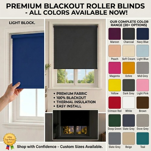 100 blackout roller blinds - 100%,