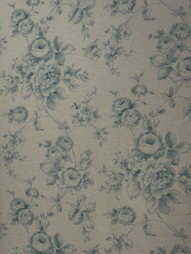 Rambling roses fabric linen - fabric,