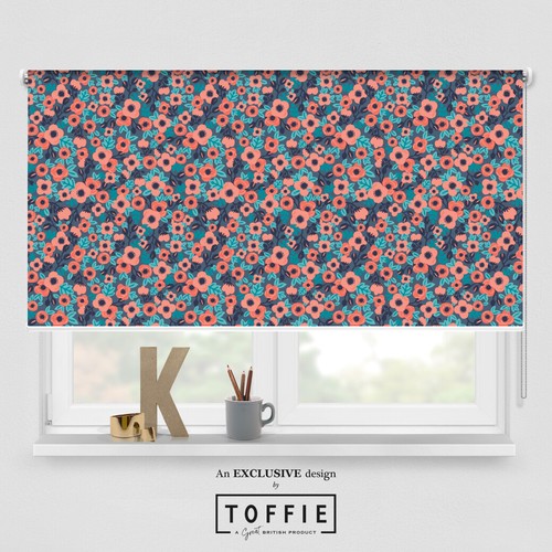 175 rose poppy coral navy - 175-,