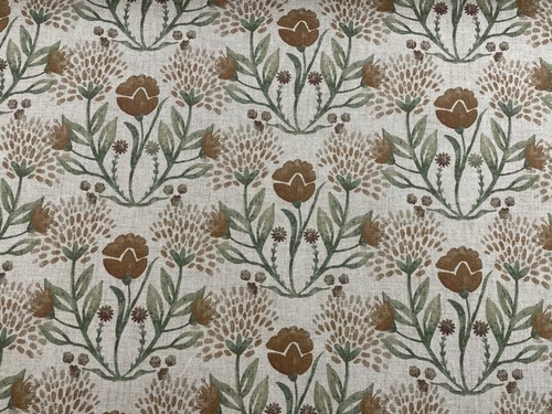 Country fire clover fabric - country,