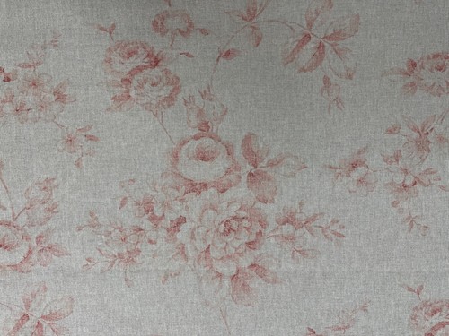 Rambling roses fabric linen - roses,