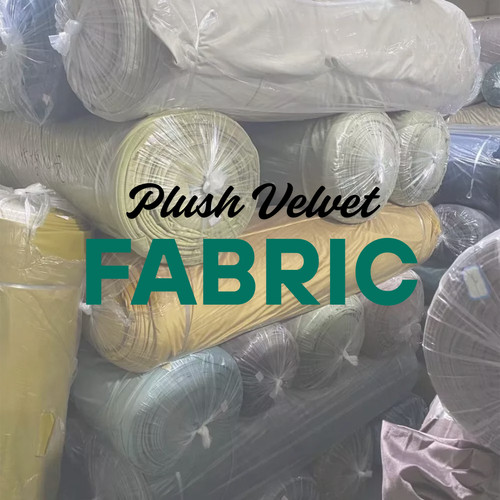 Plush velvet fabric craft - plush,