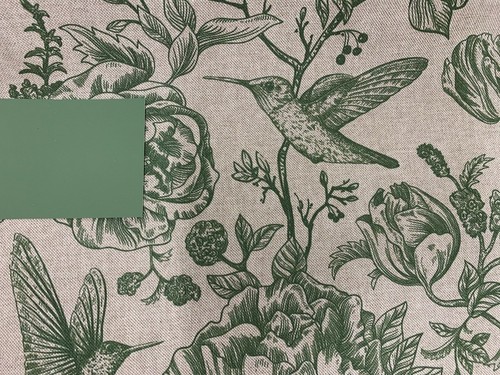 Calke birds toile fabric - toile,