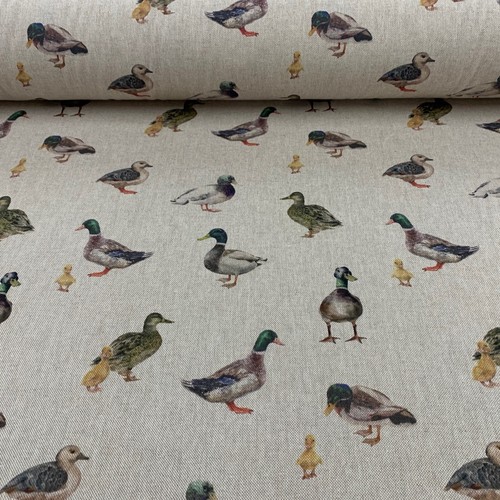 Mallard ducks fabric - ducks,
